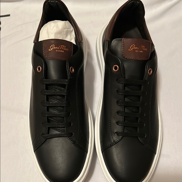 Good Man Brand, Legend London, Black/Dark Vachetta leather size 10.5 new in box - Picture 1 of 9